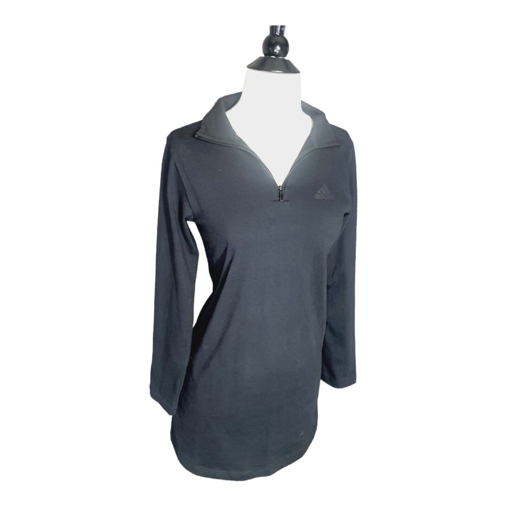 Adidas Dress XS Black Athletic ¼ Zip Long Sleeve Mini Golf Tennis Originals Tref